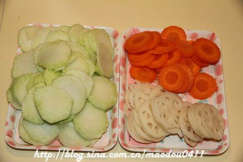 莲藕芥兰的做法