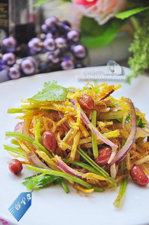 三丝爆豆的做法