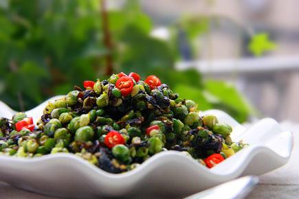 橄榄菜豌豆的做法