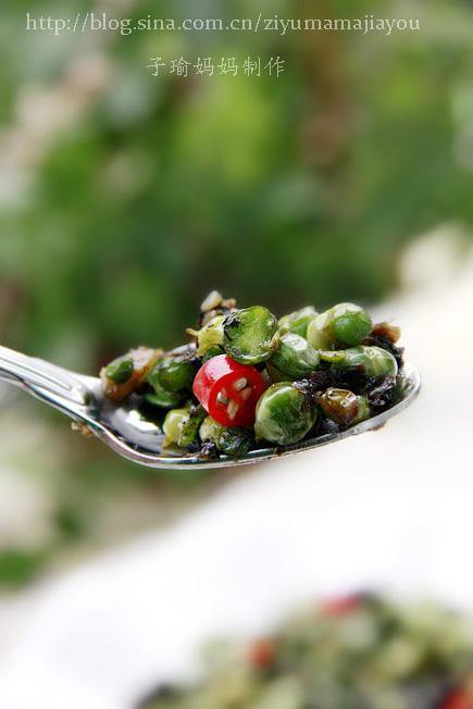 橄榄菜豌豆的做法