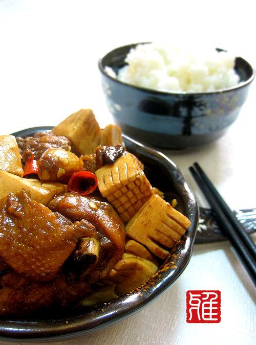 魔芋烧鸡块的做法