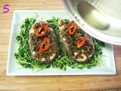 雪菜蒸鲩鱼的做法