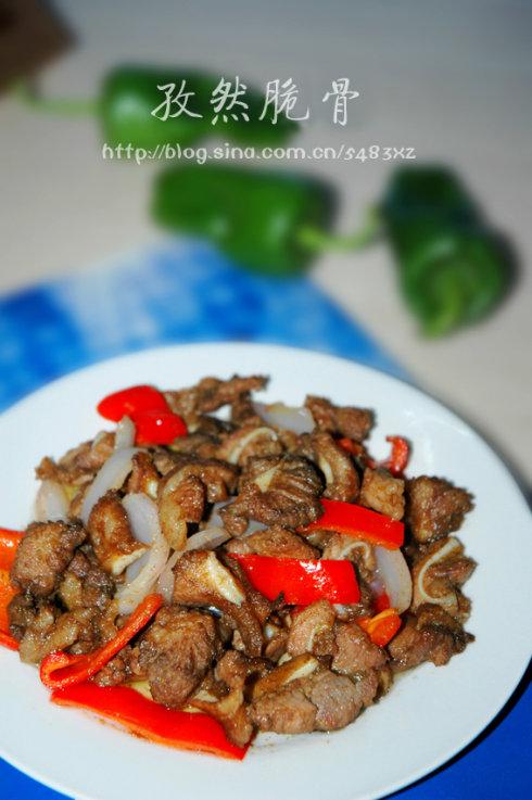 孜然脆骨的做法