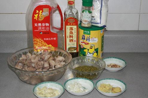 绿豆炖鸭的做法