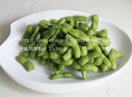 盐水毛豆的做法