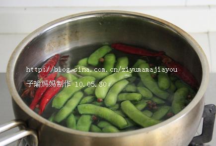 盐水毛豆的做法