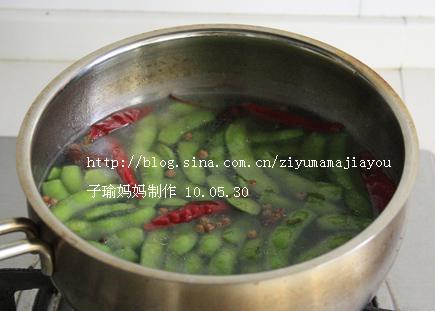 盐水毛豆的做法