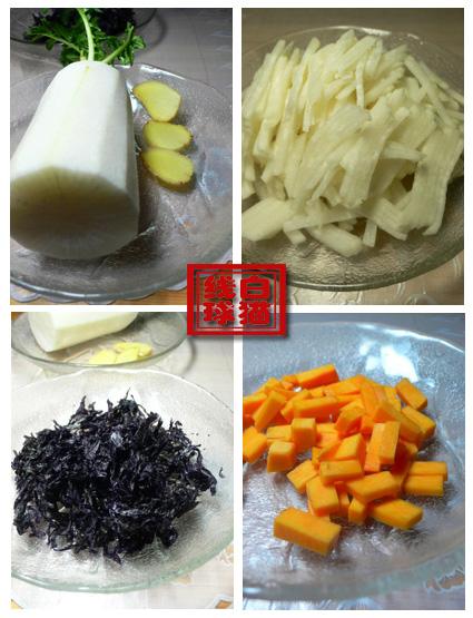紫菜萝卜丝汤的做法