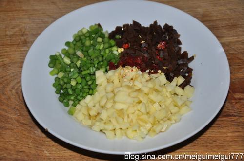 独家秘制丁丁菜的做法