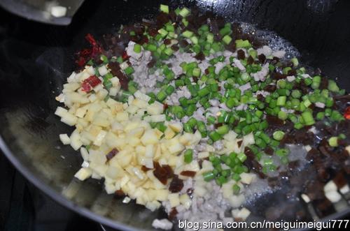 独家秘制丁丁菜的做法