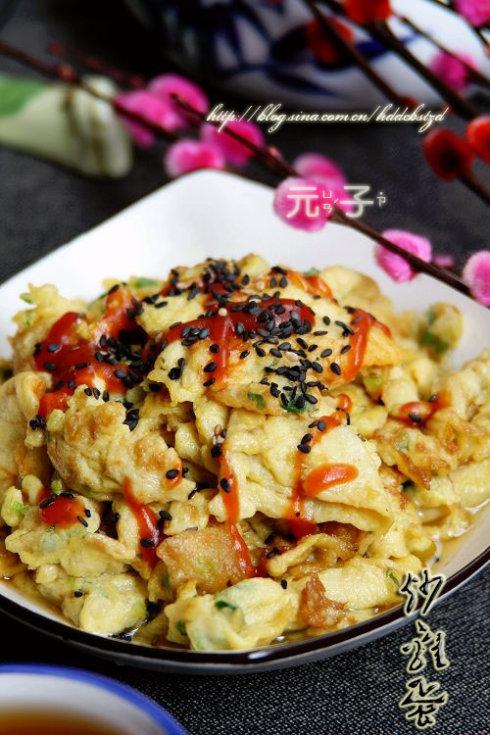 葱炒鸡蛋的做法