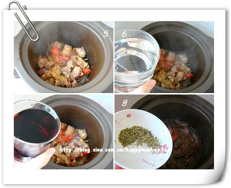 红酒牛腩煲的做法