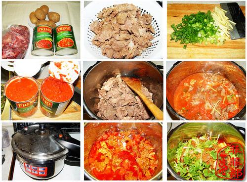 番茄牛肉的做法