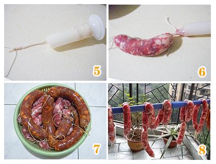 川味麻辣香肠的做法