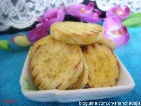 电饼铛地瓜片的做法