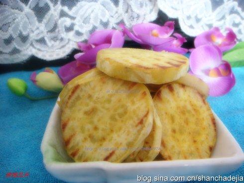 电饼铛地瓜片的做法