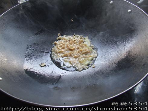 虾皮炖小白菜的做法