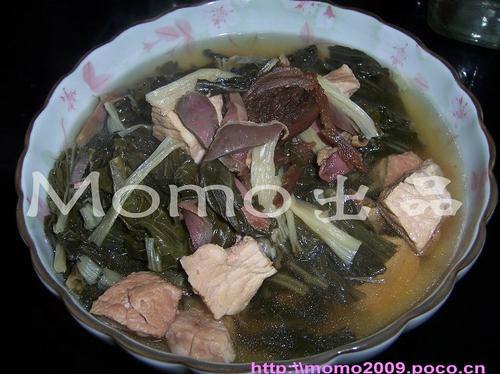 菜干鸭肾蜜枣汤的做法