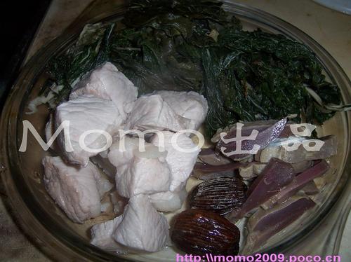 菜干鸭肾蜜枣汤的做法