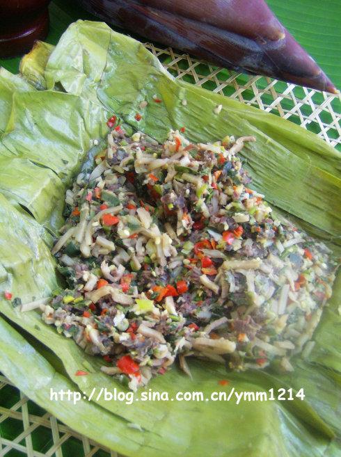 傣味包烧的做法