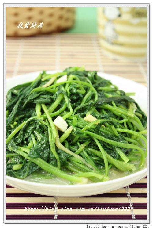 腐乳空心菜叶的做法