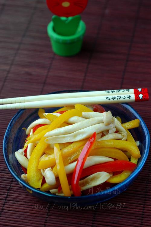 彩椒海鲜菇的做法