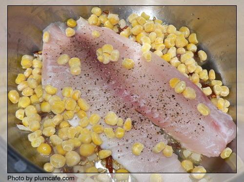 玉米煎鱼片的做法