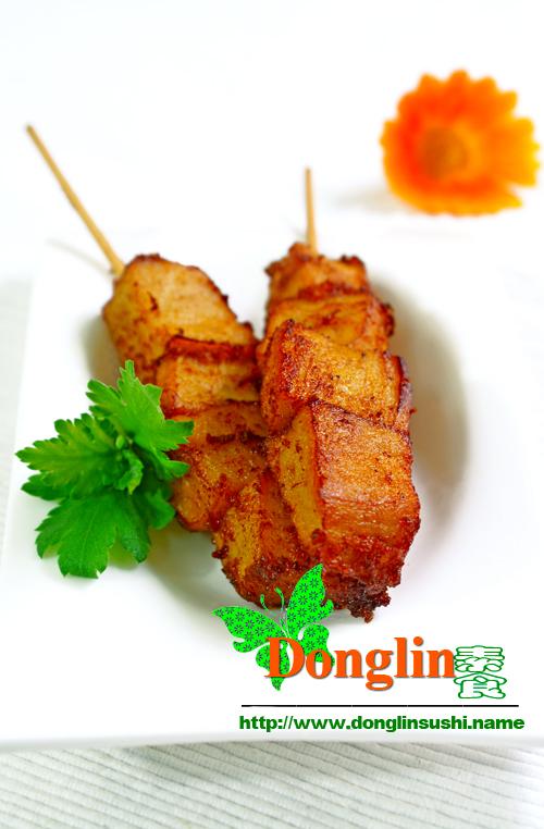 沙嗲菇粒串的做法