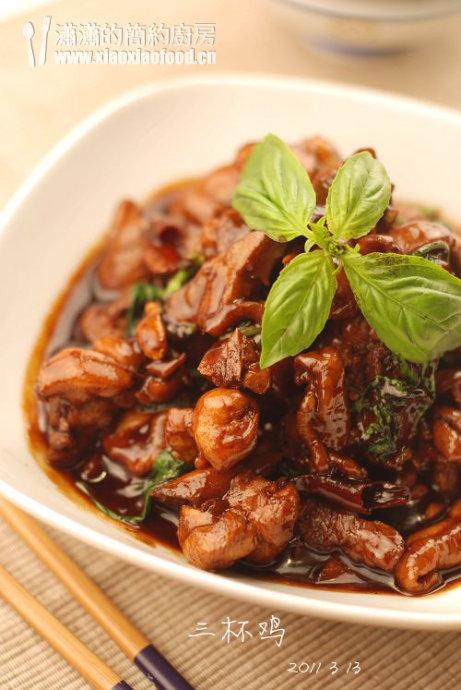 台式三杯鸡的做法