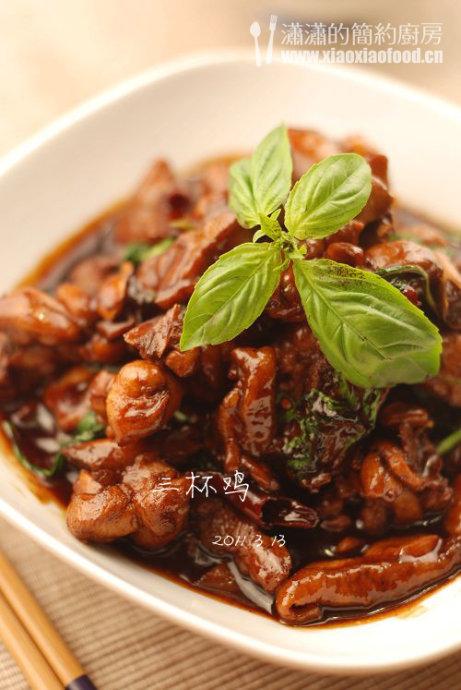 台式三杯鸡的做法