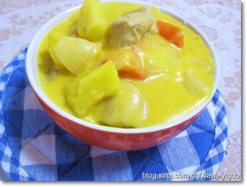 欧风南瓜炖浓汤的做法