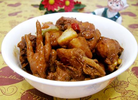 酱香土豆炖鸡块的做法