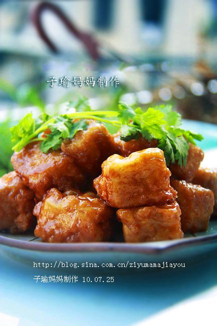 糖醋豆腐的做法