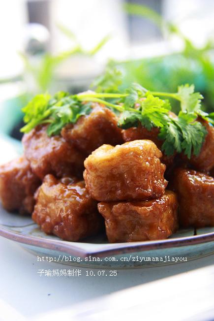 糖醋豆腐的做法