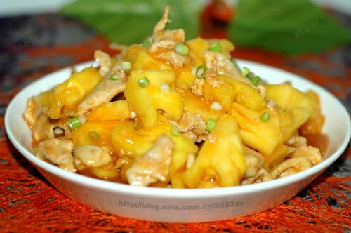 菠萝肉片的做法