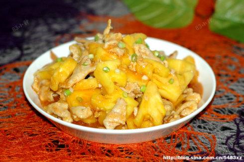 菠萝肉片的做法