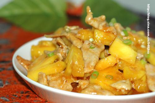 菠萝肉片的做法