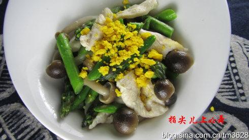 芦笋鸡片的做法