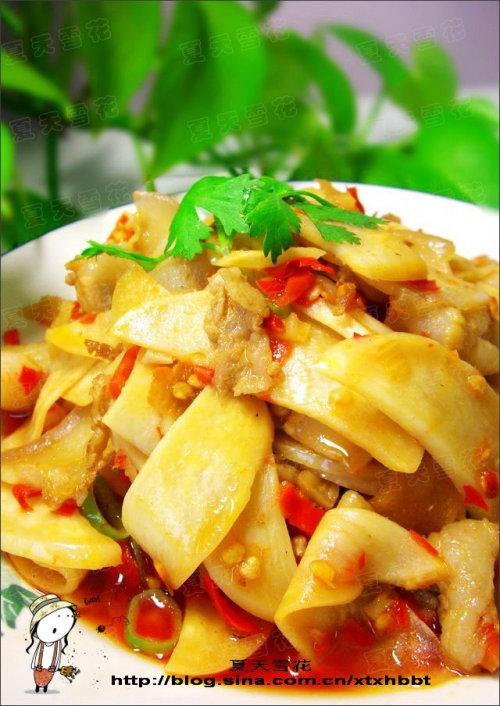 油闷茭白的做法