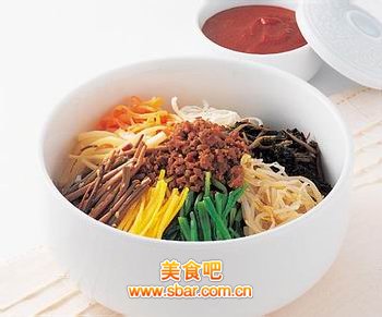 韩式拌饭的做法