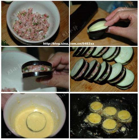 酥炸茄夹的做法