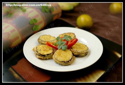 酥炸茄夹的做法