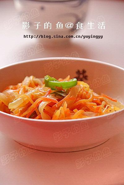 洋葱炒胡萝卜的做法