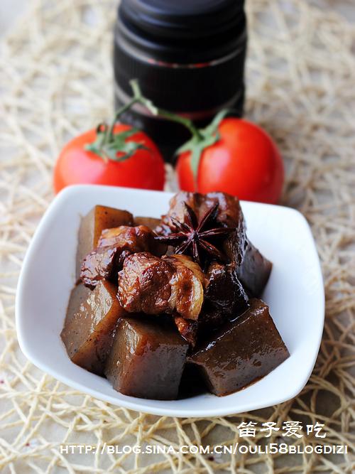 魔芋红烧肉的做法