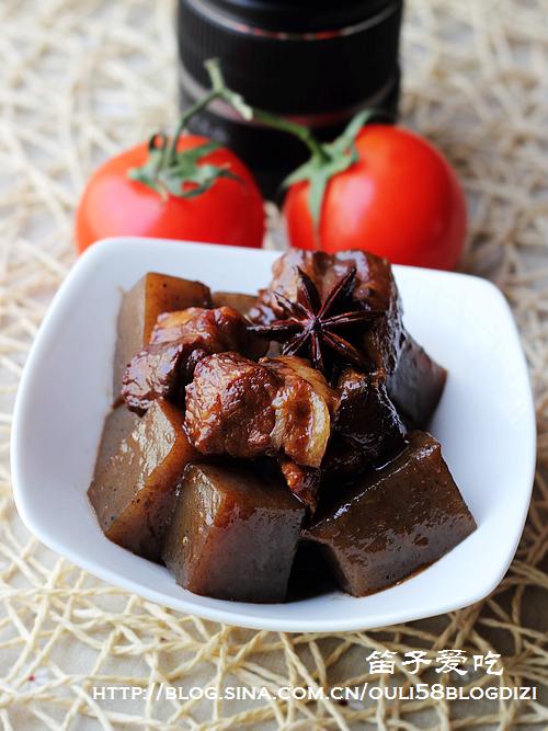 魔芋红烧肉的做法