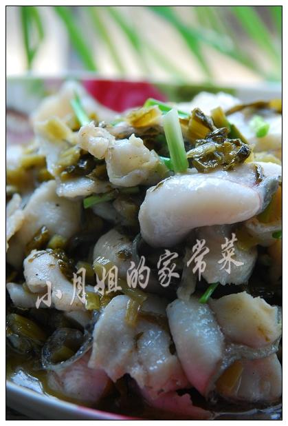 雪菜黑鱼片的做法