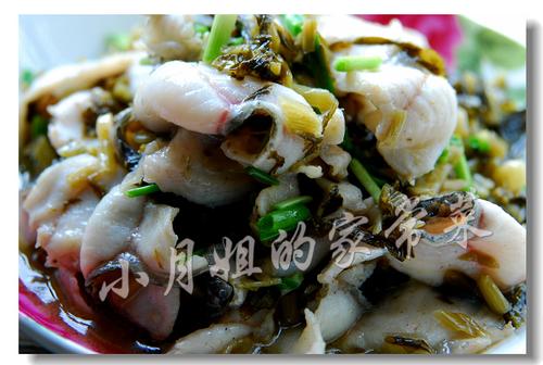 雪菜黑鱼片的做法