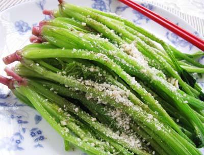 孜然炝菠菜的做法