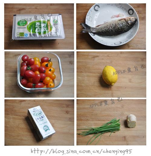 柠檬牛奶鲫鱼汤的做法