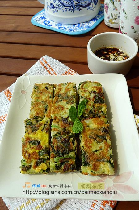 锅塌杂菜的做法